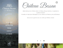 Tablet Screenshot of chateaubessan.fr